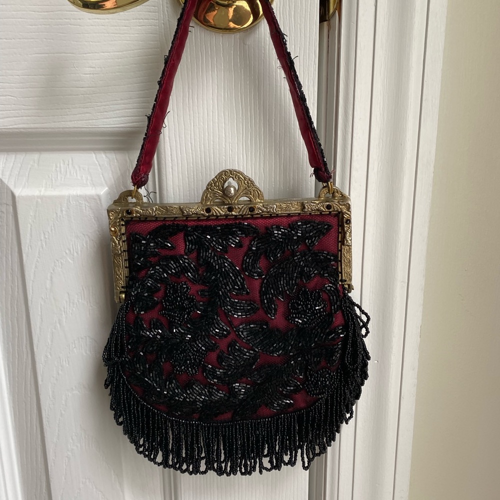 Vintage Christiana bag. What a conversation starter, a gorgeous bag.